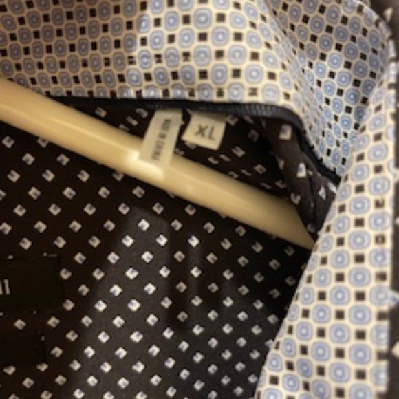 Mens Bugatchi Long Sleeve Button Down - Size XL (Shaped Fit) - Picture 4 of 6